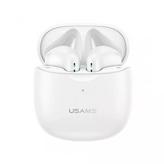 USAMS Słuchawki Bluetooth TWS 5.0 IA Series Białe BHUIA02