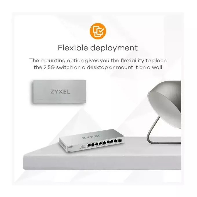 Zyxel Przełącznik 8P 2,5G+ 1SFP+ XMG-108-ZZ0101F