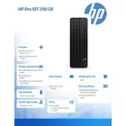 HP Komputer stacjonarny 290SFF G9R i5-12400 512GB/16GB/DVDR/W11P 9H6A5ET