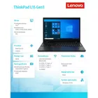 Lenovo Notebook poleasingowy ThinkPad L15 Gen1 Core i5-10210U    (10-gen) 1,6 GHz / 16 GB / 480 SSD / 15,6 Full HD / Win 11Pro