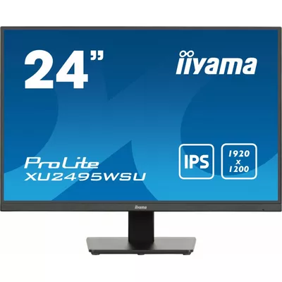 IIYAMA Monitor 24 cale XU2495WSU-B7 IPS,16:10,300cd,4ms,HDMI,DP,3xUSB(3.2),  1xUSB-c,2x2W,FlickerFree