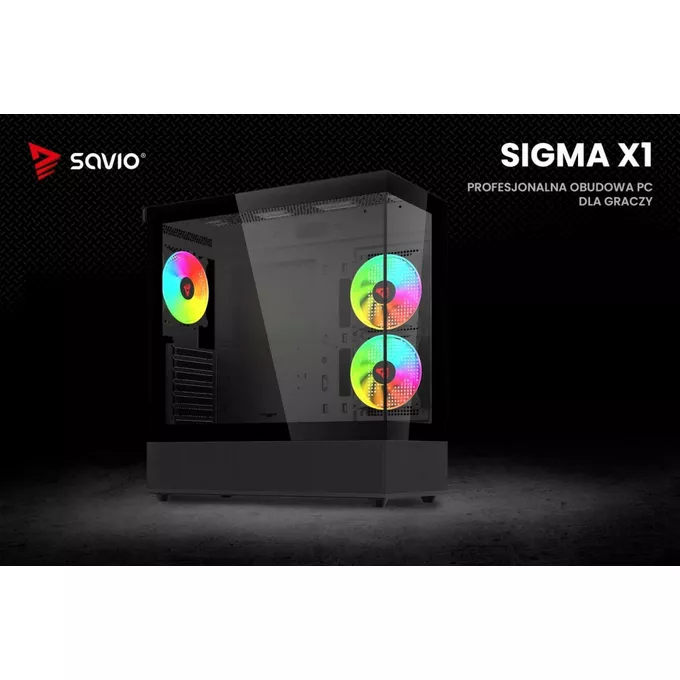 Savio Obudowa komputerowa SIGMA X1