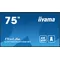 IIYAMA Monitor 75 cali LH7565UHSB-B1, 24/7, IPS, ANDROID 11, 4K, 800cd, iiSignage2, SDM, 2x HDMI, DP, 2x USB,2x 10W, RJ45, WiFi, 4/32GB, PION/POZIOM, 400x400(vesa)