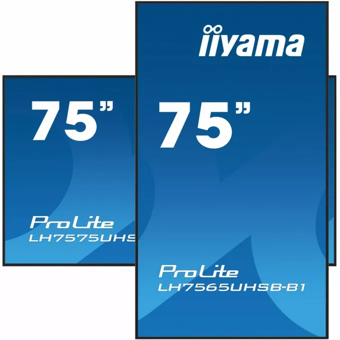 IIYAMA Monitor 75 cali LH7565UHSB-B1, 24/7, IPS, ANDROID 11, 4K, 800cd