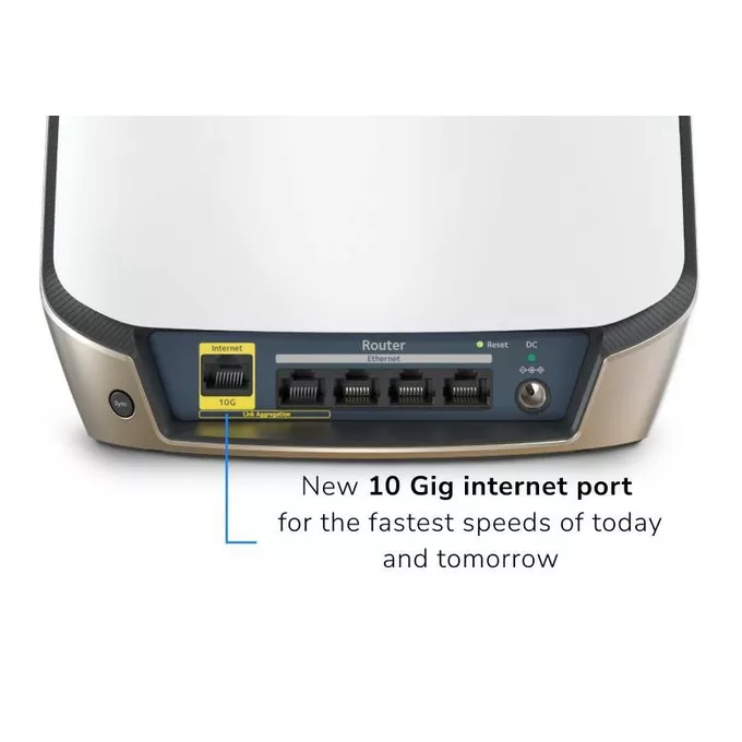 NETGEAR WiFi6 3台AX6000 RBK863S-100JPS Orbi 8 AX6000 RBK863S - トライバンドメッシュWiFi | WiFi 6