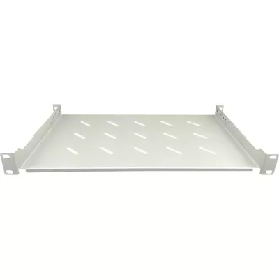 ALANTEC Półka stała 19 cali 1U głębokość 280mm Szara