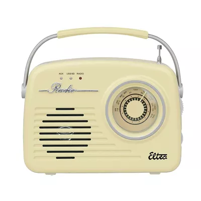 Eltra Radio LUIZA RETRO SP-11 MP3 USB SD Waniliowe