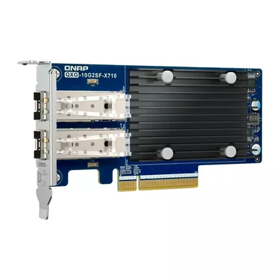 QNAP Dwuportowa sieciowa karta rozszerzeń QXG-10G2SF-X710 10GbE d-p SFP+ network expand card