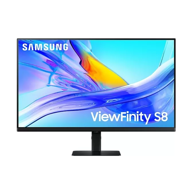 Samsung Monitor 32 cali ViewFinity S80UD IPS 3840x2160 UHD 16:9 1xHDMI 1xDP 1xUSB-C 90W 3xUSB 3.0 LAN KVM 5ms PinP/PbyP 60Hz HAS+PIV płaski 3YOn-Site