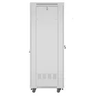 Lanberg Szafa stojąca rack 19'' 42U 600x800 szara drzwi szklane flack pack