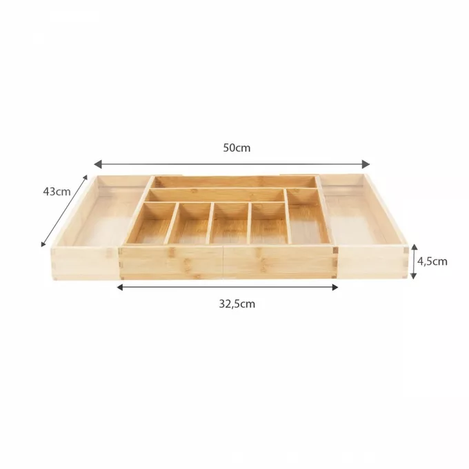 GreenBlue Organizer bambusowy rozsuwany GB379