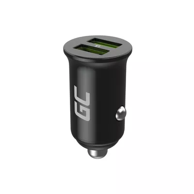 Green Cell Ładowarka samochodowa GC PowerRide Nano36 36W 6A 2x USB-A