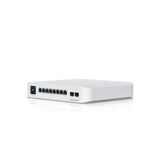 UBIQUITI Przełącznik UniFi  8 PoE USW-PRO-8-POE, 6 portów 1 GbE PoE+,              2 porty 1 GbE PoE++, 2 porty 10G SFP+, 120W