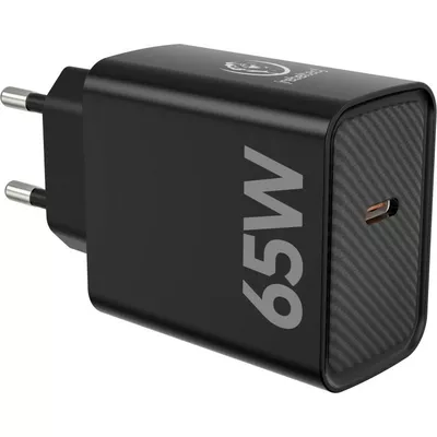 Rebeltec Zasilacz PD65W USB-C uniwersalny do notebooków, smartfonów, tabletów, power banków oraz innych urządzeń z gniazdem zasilającym USB-C