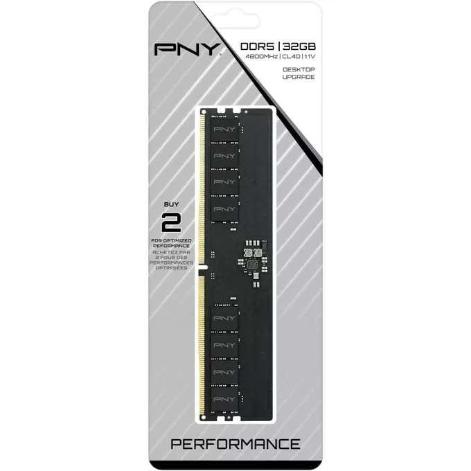 PNY Pamięć do PC DDR5 32GB 4800 bulk MD32GSD54800-BLK