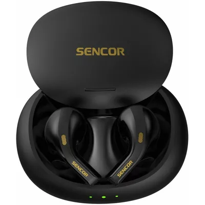Sencor Słuchawki douszne bluetooth SEP 560BT BK, BT 5.3, czas 6h, 40mAh