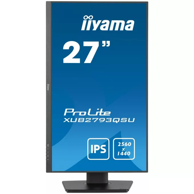 IIYAMA Monitor 27 cali XUB2793QSU-B7 IPS, QHD, HAS(150mm), 100Hz, 300cd