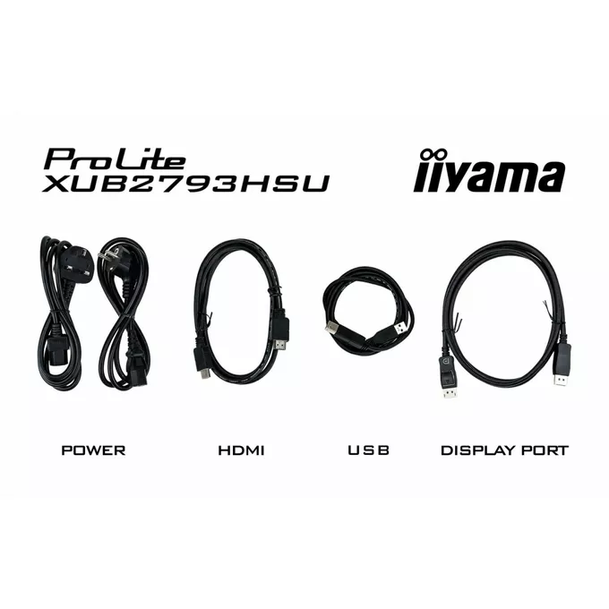 IIYAMA Monitor 27 cali XUB2793QSU-B7 IPS, QHD, HAS(150mm), 100Hz, 300cd