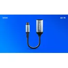 Savio Adapter USB-C (M) - HDMI (F), 4K, 60Hz, aluminium, AK-78