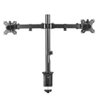 Techly Uchwyt biurkowy na dwa monitory 13-32 cali 8kg