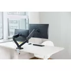 Techly Uchwyt na dwa monitory 17-32 cali 9kg biurkowy obrotowy gazowy