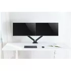 Techly Uchwyt na dwa monitory 17-32 cali 9kg biurkowy obrotowy gazowy
