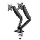 Techly Uchwyt na dwa monitory 17-32 cali 9kg biurkowy obrotowy gazowy