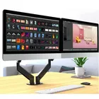 Techly Uchwyt na dwa monitory 17-32 cali 9kg biurkowy obrotowy gazowy