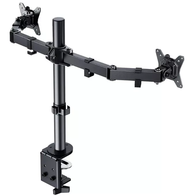 Techly Uchwyt biurkowy na dwa monitory 13-32 cali 8kg