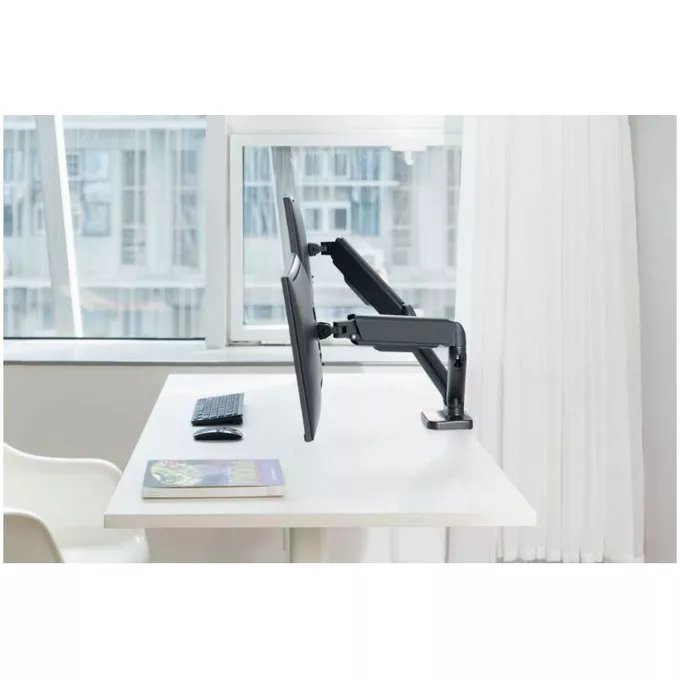 Techly Uchwyt na dwa monitory 17-32 cali 9kg biurkowy obrotowy gazowy