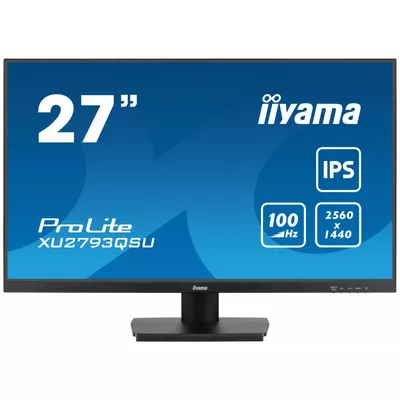 IIYAMA Monitor 27 cali XU2793QSU-B7 IPS,QHD,100Hz,HDMI,DP,300cd