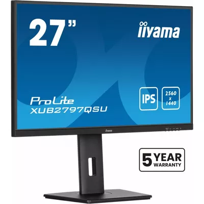 IIYAMA Monitor 27 cali XUB2797QSU-B2 IPS,HDMI,DP,100Hz,QHD,300cd