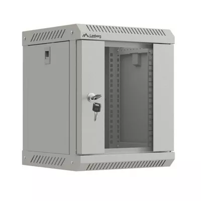 Lanberg Szafa instalacyjna rack wisząca 10 cali 6U 300x300 szara