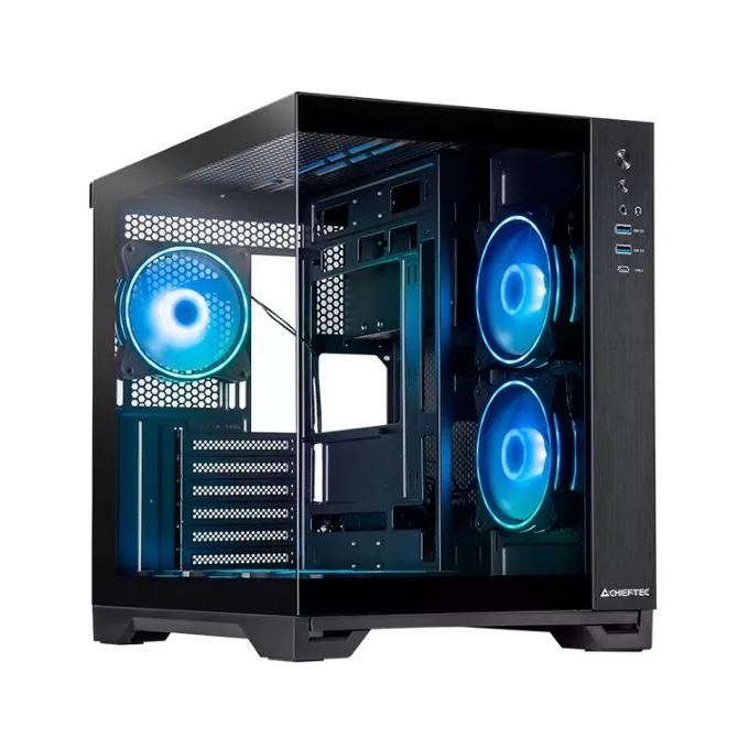 Chieftec Obudowa VISIO GM-30B-TG-OP 6x Fans ARGB