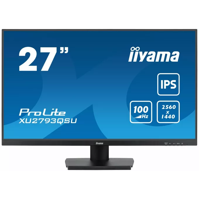 IIYAMA Monitor 27 cali XU2793QSU-B7 IPS,QHD,100Hz,HDMI,DP,300cd