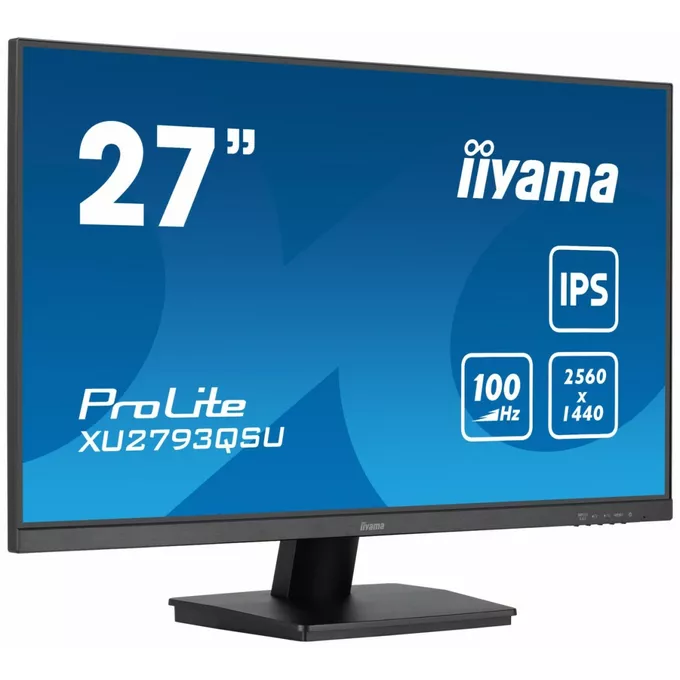 IIYAMA Monitor 27 cali XU2793QSU-B7 IPS,QHD,100Hz,HDMI,DP,300cd