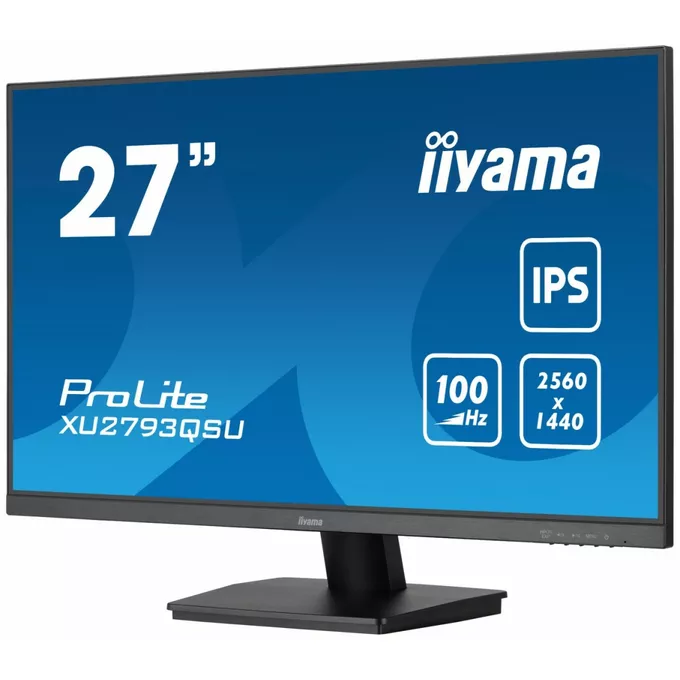 IIYAMA Monitor 27 cali XU2793QSU-B7 IPS,QHD,100Hz,HDMI,DP,300cd