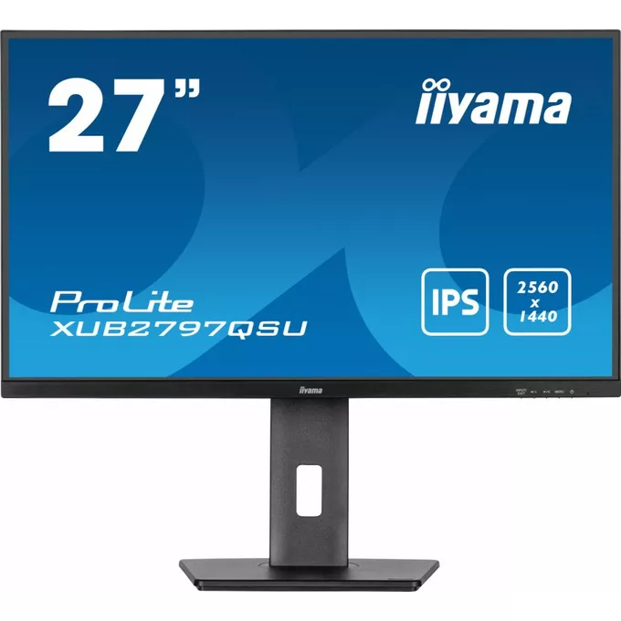 IIYAMA Monitor 27 cali XUB2797QSU-B2 IPS,HDMI,DP,100Hz,QHD,300cd