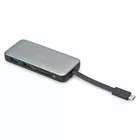Digitus Stacja dokująca podróżna USB Typ C 7-portów HDMI 4K/60Hz PD 3.0