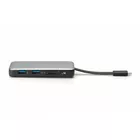 Digitus Stacja dokująca podróżna USB Typ C 7-portów HDMI 4K/60Hz PD 3.0