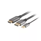 Lanberg Kabel HDMI(M)-Displaypor(M) 1.8M 4K czarny