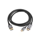 Lanberg Kabel HDMI(M)-Displaypor(M) 1.8M 4K czarny