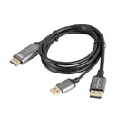Lanberg Kabel HDMI(M)-Displayport(M) 1M 4K czarny