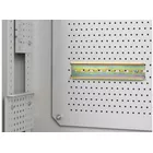 Lanberg Szafa instalacyjna rack wisząca 19 cali 6U+3U 540x200 niskoprofilowa szara złożona