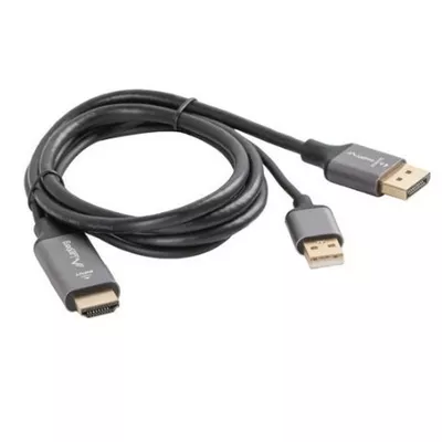 Lanberg Kabel HDMI(M)-Displayport(M) 1M 4K czarny