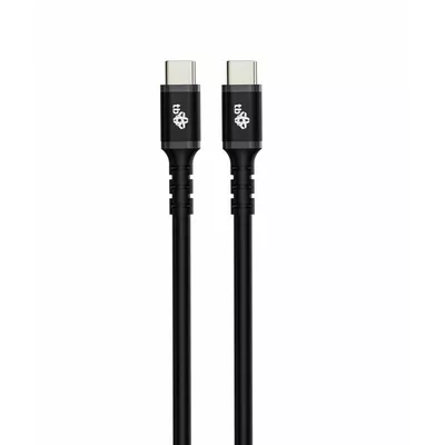 TB Kabel USB C - USB C 3m silikonowy czarny 2.0