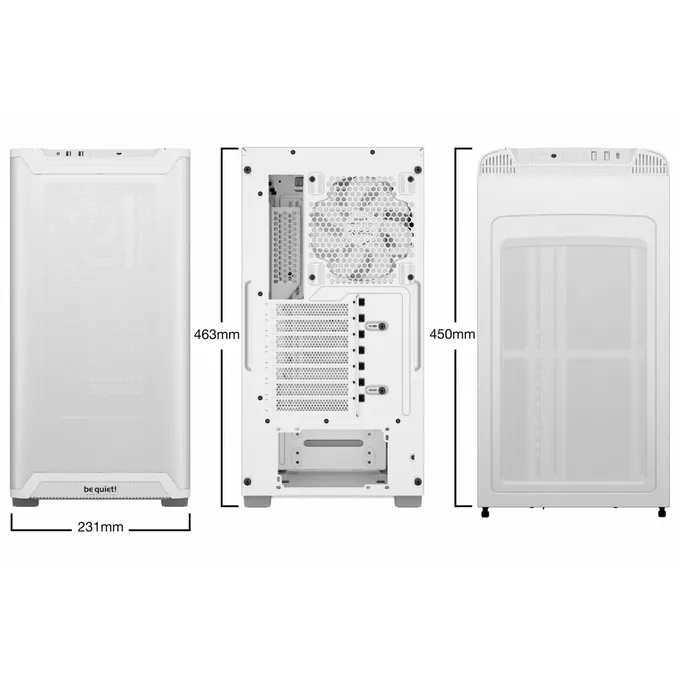 Be quiet! Obudowa Pure Base 501 Airflow Window White