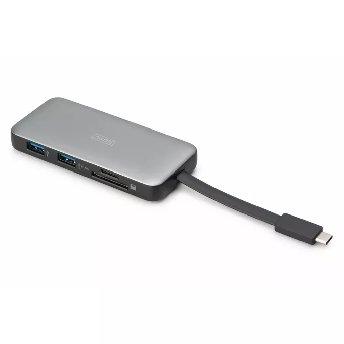 Digitus Stacja dokująca podróżna USB Typ C 7-portów HDMI 4K/60Hz PD 3.0