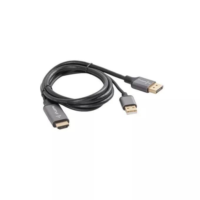 Lanberg Kabel HDMI(M)-Displayport(M) 1M 4K czarny