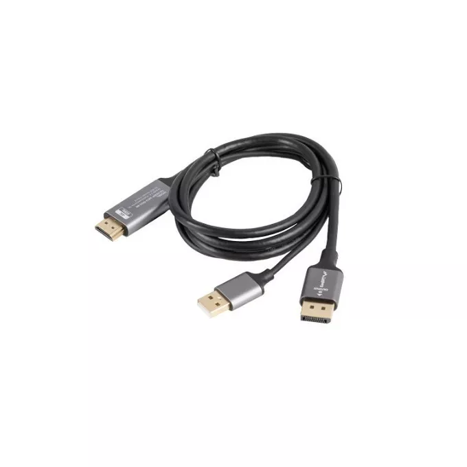 Lanberg Kabel HDMI(M)-Displayport(M) 1M 4K czarny